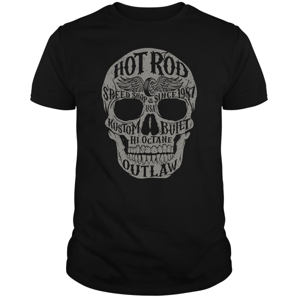 HR081 Big Scull Hot Rod T-Shirt