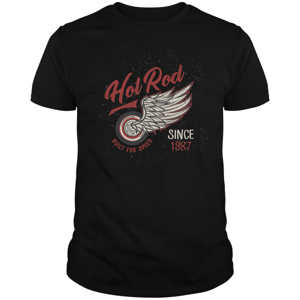 HR082 Wheel Wing Hot Rod T-Shirt