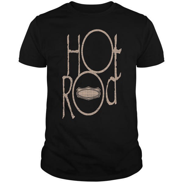 HR115 Typeart 6 Hot Rod T-Shirt