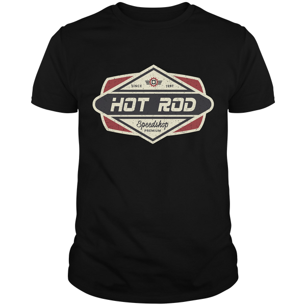 HR129 Typeart 11 Hot Rod T-Shirt